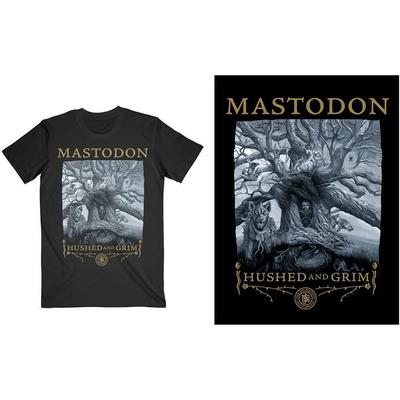 Unisex tričko Mastodon Hushed Grim Cover Tee