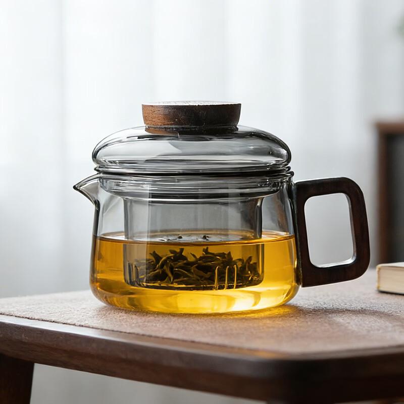 Quandu Heat-Resistant Glass Teapot with Infuser