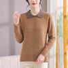 Women's Autumn Lapel Knit Sweater