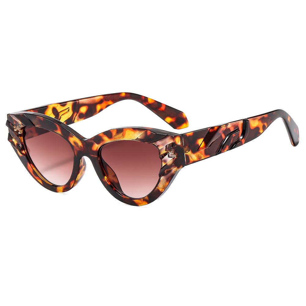 

JYL TS Sunglasses Thick Cat Eye Unisex 9621/89156 B-4568 блідо-мідного кольору
