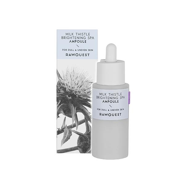 

Сыворотка для лица с экстрактом расторопши RAWQUEST MILK THISTLE BRIGHTENING SPA AMPOULE, 50 мл,
