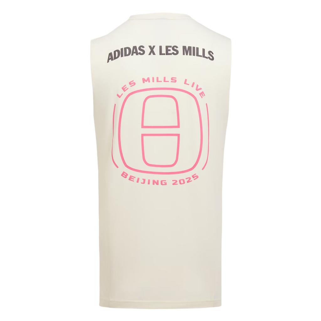 Adidas X Laimei Collaboration Climacool SS25 Beijing Tank Top Fashion Comfortable Versatile Round Neck Pullover Vest Men Tops Ivory KF8848