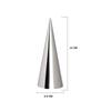 20 Pack Cone Shape Roller Molds 12cm Mini Ice Cream Cone Mold Non-Stick Stainless Steel Pastry Tool