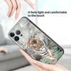 Funda Case For Apple iPhone 14 11 13 7 12 Pro 7 XR XS Max 8 Plus 6 14Pro 13Mini Black Soft Phone Coque Tiger Crane ART