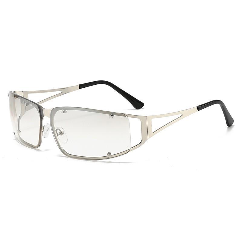 

Stylish Hollowed-Out UV Protection Metal Sunglasses for Trendy Girls