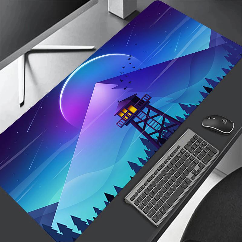 Deep Forest Firewatch Laptop Gamer Mousepad Gaming NonSlip Mouse Pad Large Locking Edge Keyboard 700x300 Deak Mat For Cs Go Lol