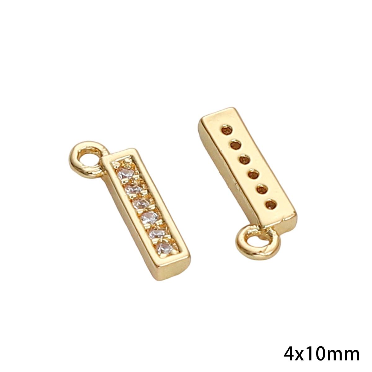 

Медный циркониевый кулон с 26 буквами для изготовления ювелирных изделий своими руками, аксессуары для рукоделия I