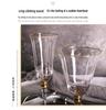Elegant Gold-Rimmed Wine and Champagne Glasses for Dining and Decor