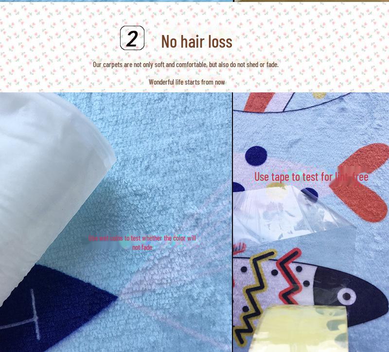 3-Piece Flannel Printed Bathroom Mat Set: Absorbent & Non-Slip