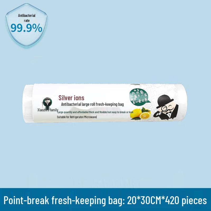 Silver Ion Antibacterial Food Preservation Bags