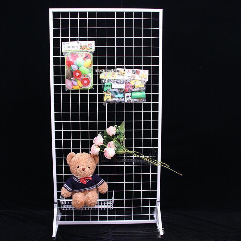 Mobiler Drahtgitter-Ausstellungsständer für Schul- und Kindergartenausstellungen