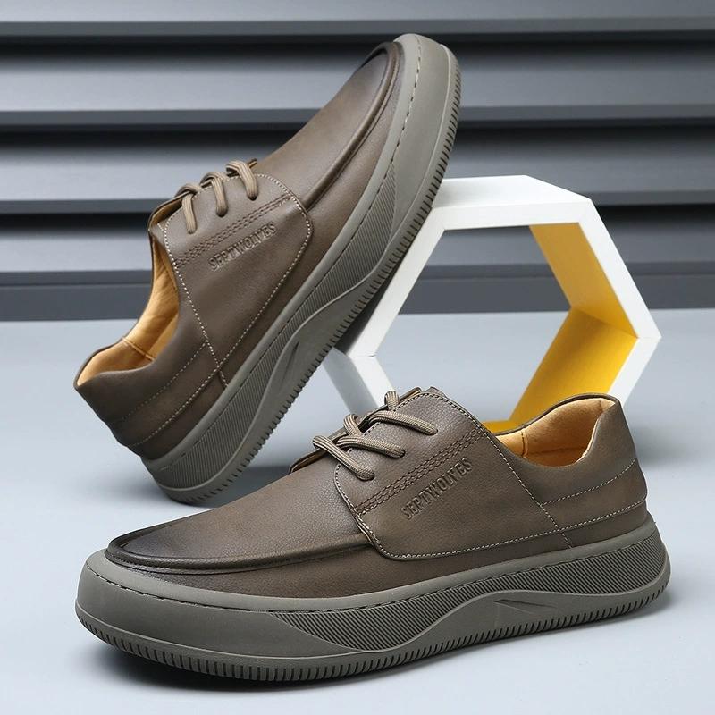 

Retro Fashion Brown Men s Low Sneakers Big Size 44 Breathable Flat Shoes Trainers Men Lace-up Casual Sneakers Zapatillas Hombre 38 серый