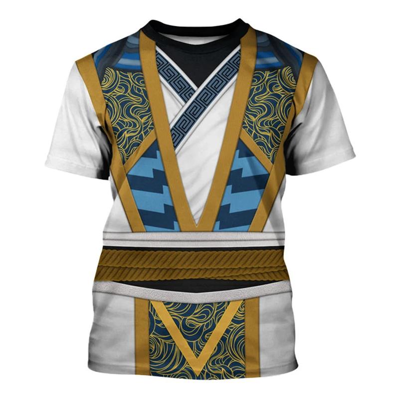 

3D Mortal Kombat Printed T-shirt Men s Role Playing Clothing Harajuku Fashion Street Clothing Fun Top 2XS
