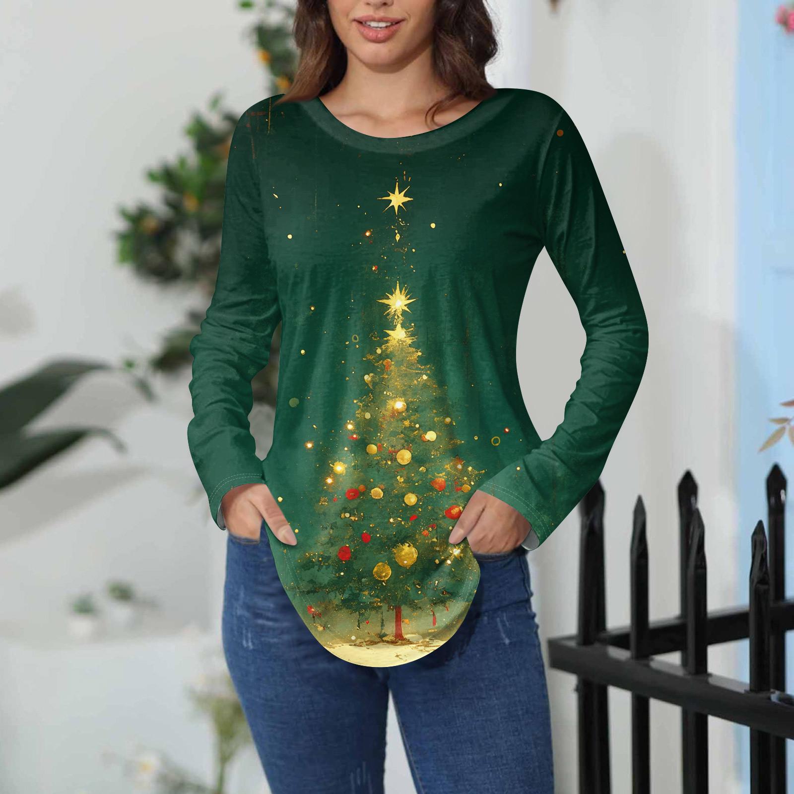 

Футболки женские осенние повседневные рубашки с длинным рукавом толстовка винтажный графический принт топ пуловер ко Дню святого Валентина XXL