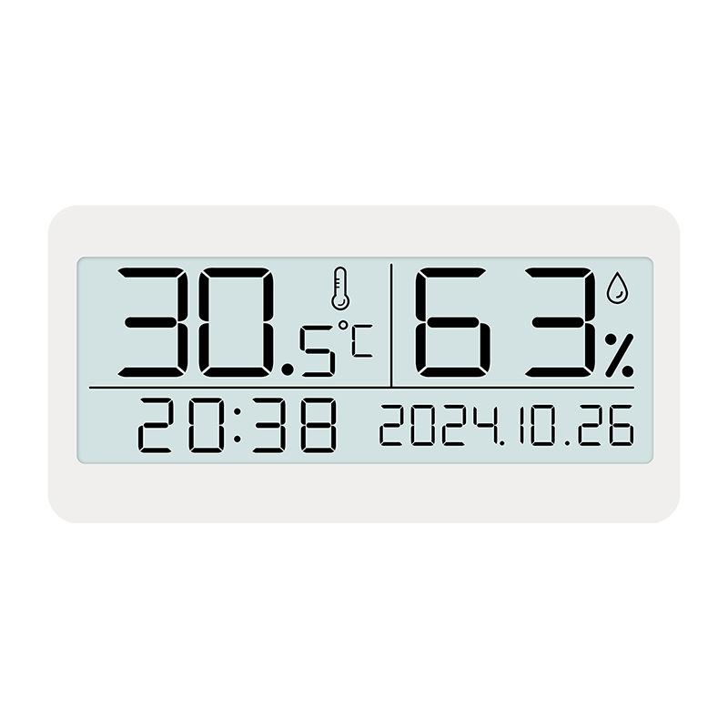 Electronic Clock Desktop Clock Student Alarm Clock Simple Temperature and Humidity Alarm Clock Decorative Ornament Mute Small Alarm Clock