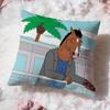 B-BoJack Horseman Cushion Cover Premium Comfort Reversible Pillow Cove -Two in One Design for Any Room & Car Interior