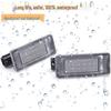 2x 18-LED Black License Plate Lights for Nissan Serena C27 (2016-2019)