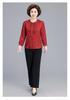 2026 Elegant Retro Jacquard Chinese Style Spring Top for Mothers, Perfect for Middle-Aged and Elderly Women