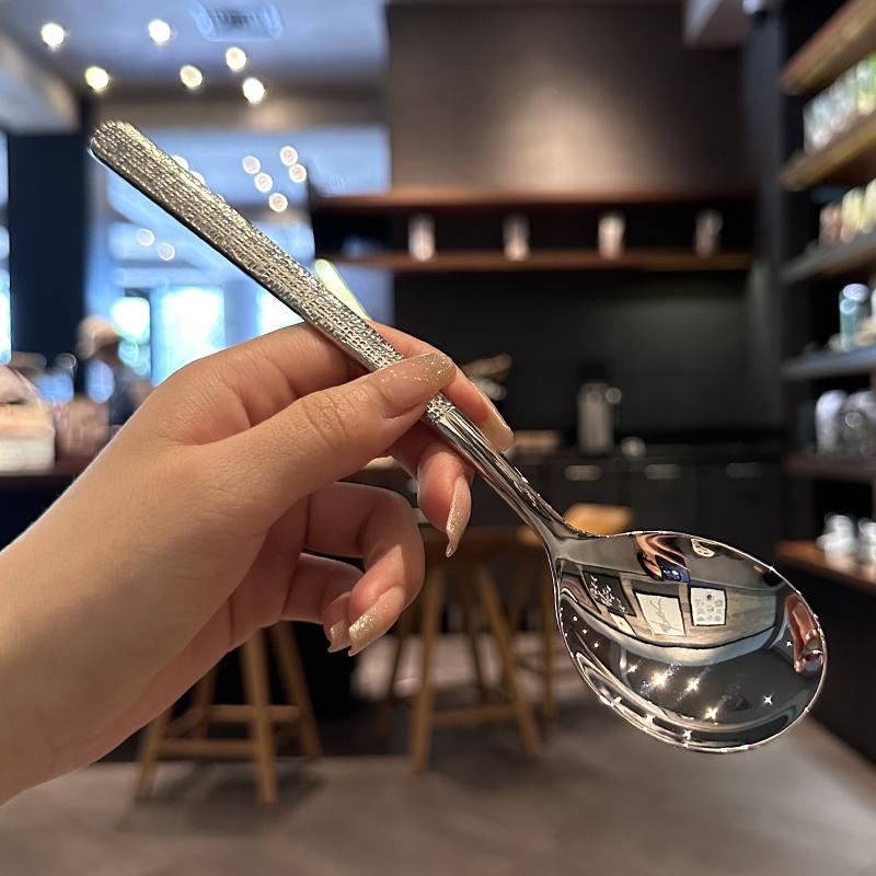 316 stainless steel thickened spoon creative 21.2cm el pot spoon soup spoon essential tool for home kitchen