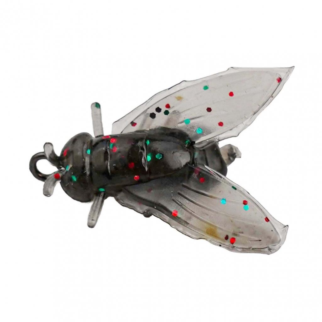 Reicher Garnelengeschmack Angelausrüstung Fliegenfischen Köder Weichköder