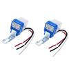 2PC 220V Twilight Switch Sensor Auto Light Control Switch for Porch Lights For Streetlights and Pathway Lighting