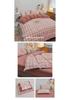 Four-Piece Pure Cotton Washable Bed Set: Skin-Friendly Sheet and Duvet Cover, Ideal for Dormitory Beds.