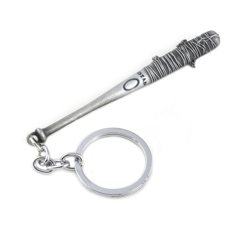 Fashion Vintage Charm The Walking Dead Keychain Negan'S Bat Lucille Keyring Baseball Key Chain For Men Jewelry Accessories Gifts