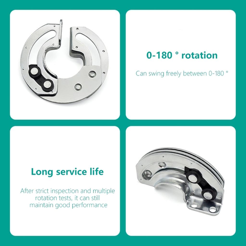 Multipurpose Hide 90/180/95 Degree Door Hinges Semicircular Designs for Cabinet and Industrial Equipment Daily Use