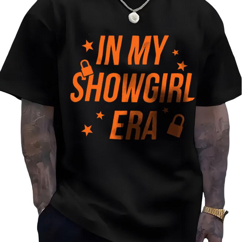 Showgirl's Life Printed T-shirts From Showgirl Era Fans Summer Harajuku Retro Cotton Short Sleeved T-shirts for Men Women