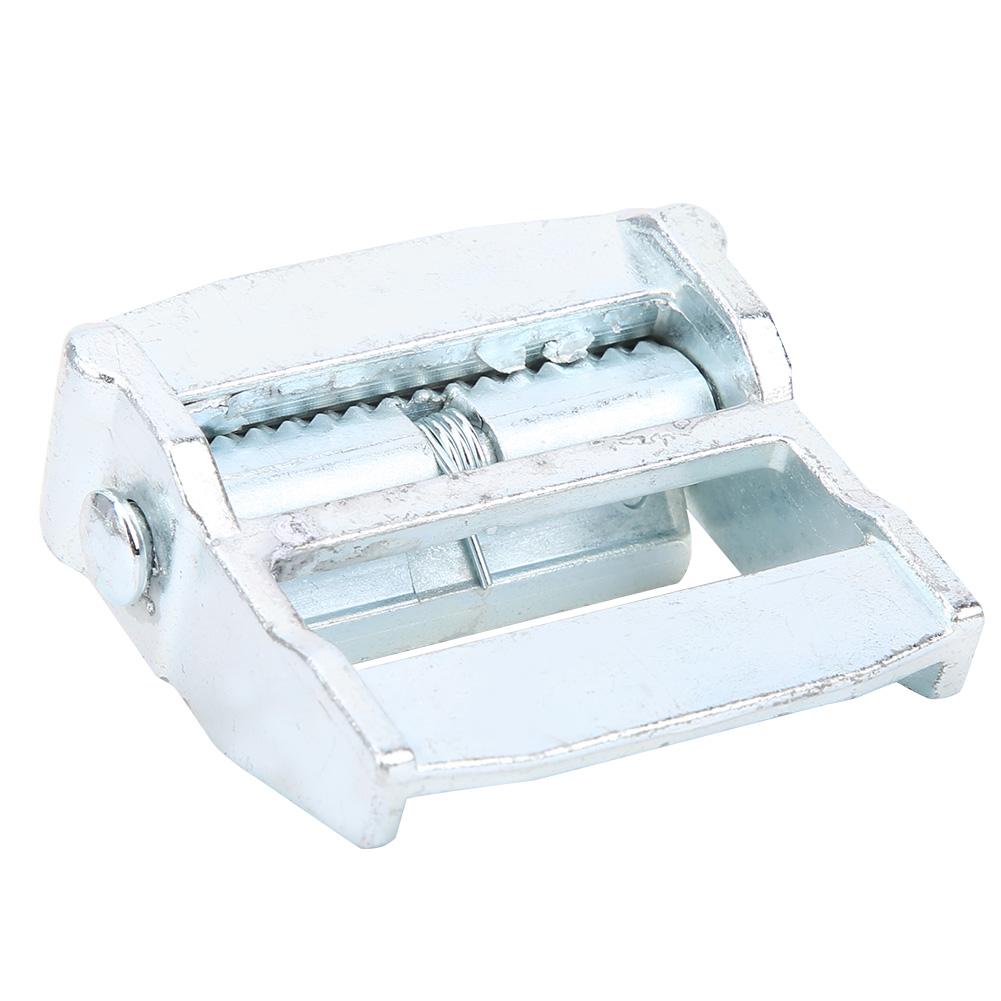 Zinc Alloy Buckle for Heavy Duty Tiedown Cargoes Strap Fixed Tensioner Ratchet Buckle(White Zinc 50mm)