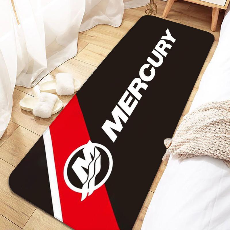 Mercury Racing Fußmatte Eingang Rutschfeste Fußmatte Waschbarer Küchenteppich Wohnzimmer Flur Teppiche Badezimmer Bad Türvorleger