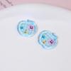 10pcs Dopamine Color Apple Translucent Buttons for Crafts Resin Accessories Clothing Sewing Supplies Sweaters Materials