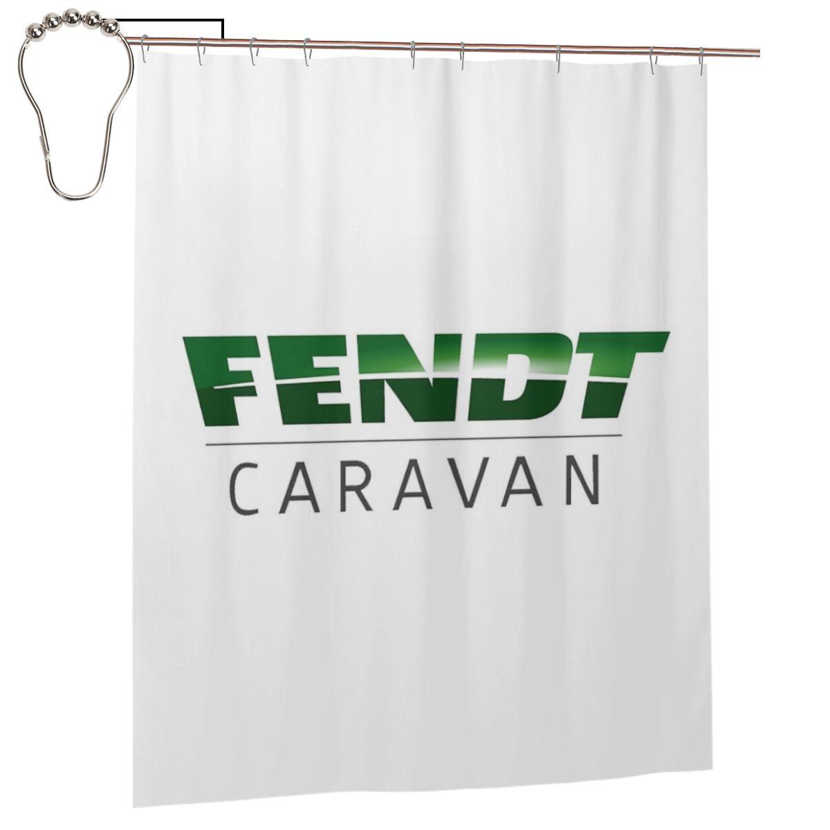

Fendt Caravan Shower Curtain Bathroom Polyester Waterproof Bath Curtains With Hooks W60H190(CM)-1 Pcs