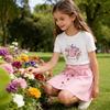 Girls' Fashion Two-Piece Summer Children's Sweet Princess Top + Skirt Set