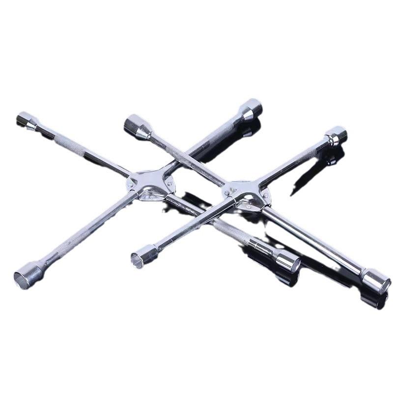 4-Way Car Tire Wrench - Extended Labor-Saving Disassembly Tool