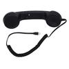 Retro Phone Handset Type C Wired Telephone Handset Handheld Receiver with Mic and Speaker for Conference Call