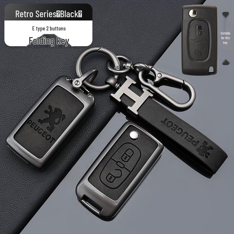 Zinc Alloy Key Cover for Dongfeng Peugeot: Fits 308, 301, 408X, 308S, 3008, 2008, 508 Models