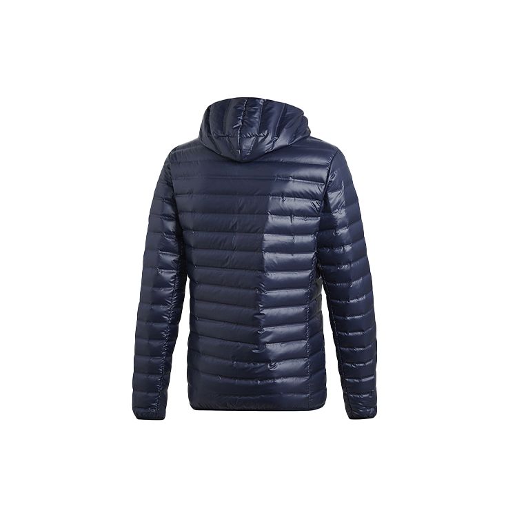 adidas Péřová bunda s kapucí Varilite Legend Ink Pánská DX0785