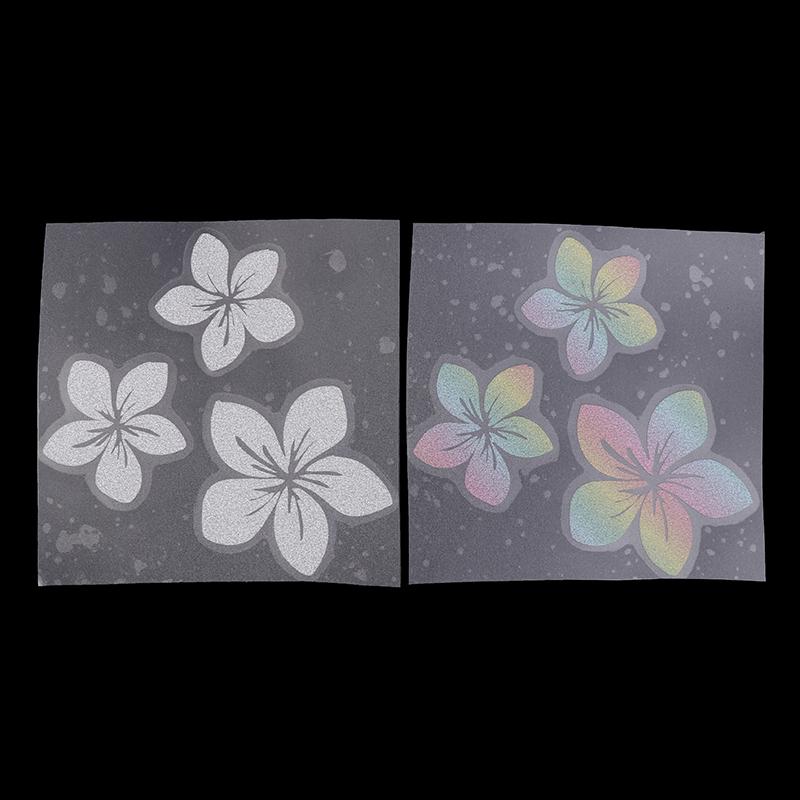 Floral Glitter Decorative Car Stickers Waterproof Dly Auto Rear Windshield Fuel Tank Cap Window Motorcycle Vinyl Decals Decor