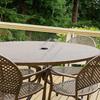 AD23-4Pieces Patio Table Umbrella Hole Ring Umbrella Cone Umbrella Stabilizer Sleeve For 2 To 2.5 Inch Patio Table Hole