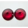 Round Diamond Cut Gemstone Pair 10 Ct Natural Red Ruby CERTIFIED Loose Gemstone MQ-8474 00J
