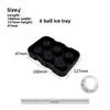 Silicone Ice Cube Molds Grid Skull Spherical Ice Molds Reusable Whiskey Ice Cube Molds Cocktail Freezer DIY Homemade Barware