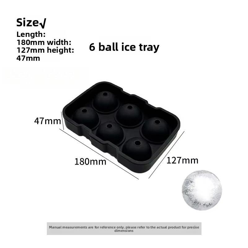 Silicone Ice Cube Molds Grid Skull Spherical Ice Molds Reusable Whiskey Ice Cube Molds Cocktail Freezer DIY Homemade Barware