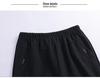 2026 High-Waisted Straight-Leg Pants for Middle-aged & Elderly Women - Spring, Autumn, Winter Velvet-Lined