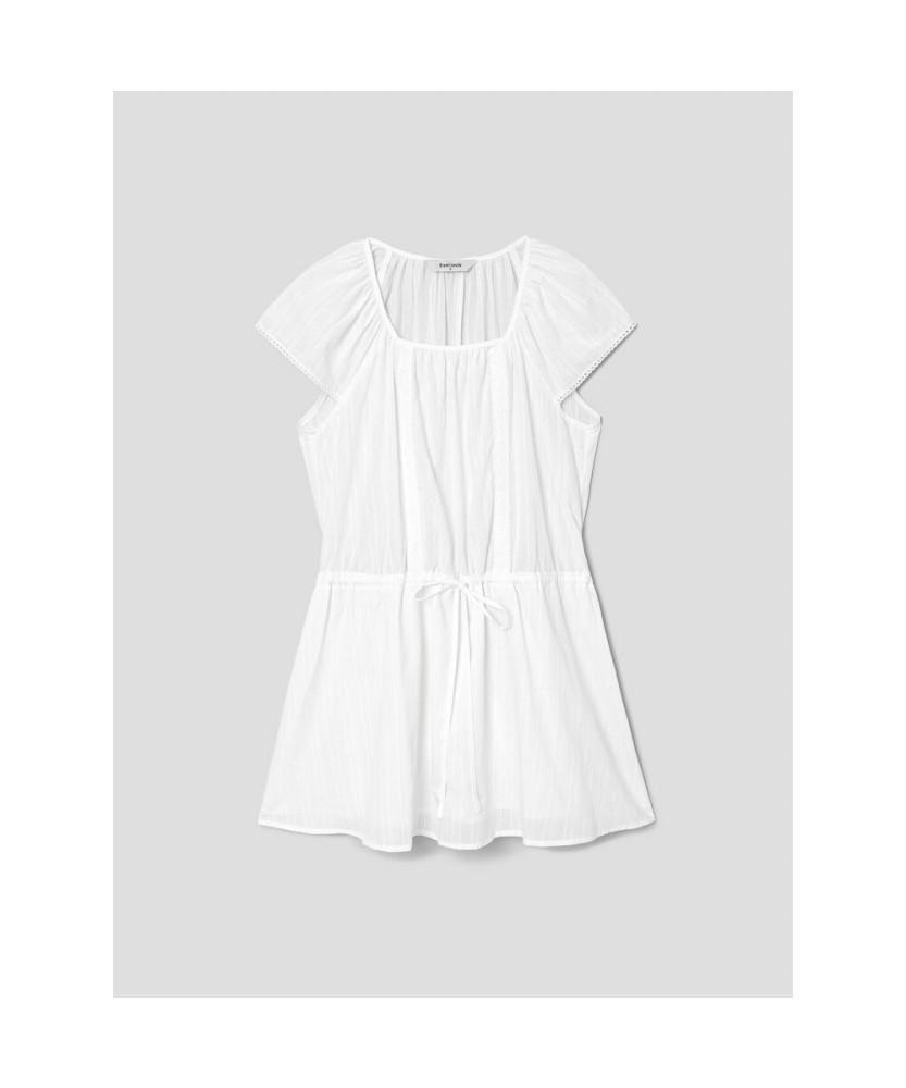 8seconds Cap Sleeve Mini Dress White
