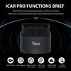 Vgate iCar Pro 2S OBD2 Diagnostický nástroj ELM327 Bluetooth 5.2 Auto skener Podpora Android/IOS V2.3 Auto skener