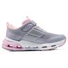 Skechers Girls Comfortable Versatile Outdoor Velcro Durable Breathable Non-Slip Low-Top Casual Shoes Kids sneaker Pink Purple 303652L-LVLP