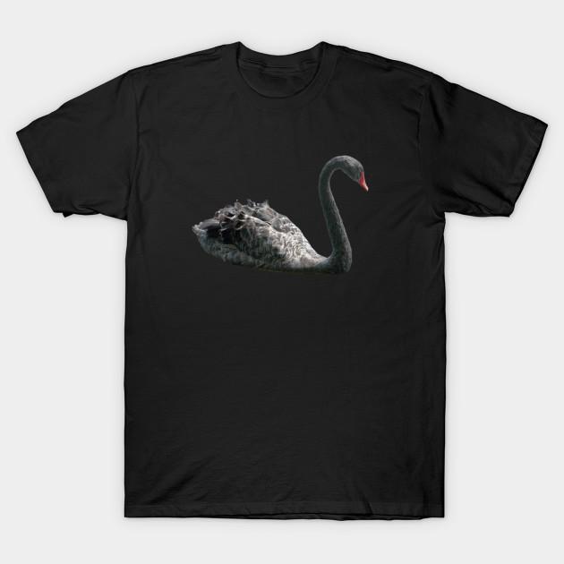 

Unisex Fashion TShirt Black Swan Print TShirt Plus Size XS-6XL T-Shirt 100%Cotton Tops O Neck Short Sleeve Tees XL чорний