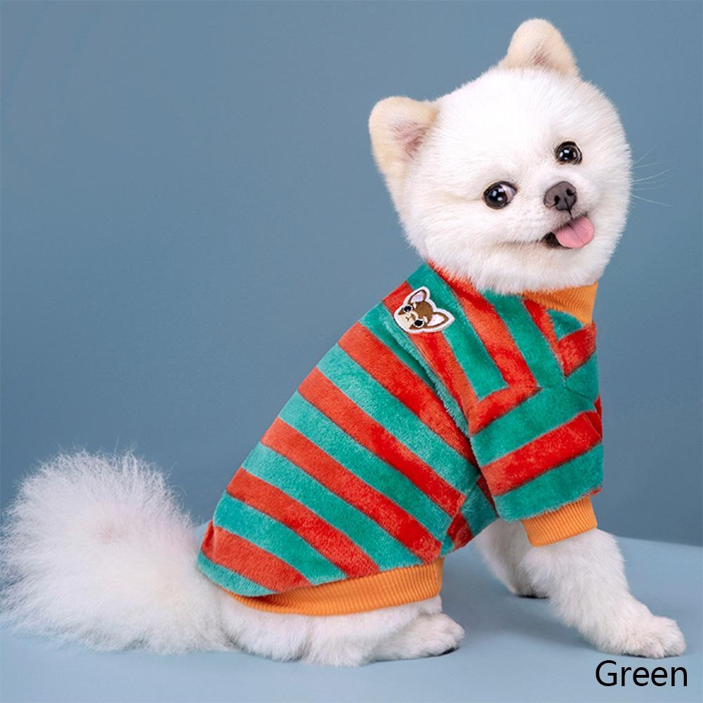 Regenbogen-Hundekleidung, warme Haustierweste, Hemd, Fleece, Haustier-Hundekleidung für Hunde, Kleidung für Haustiere, Hunde, Katzen, T-Shirt, Outfit, Bekleidung, Mäntel