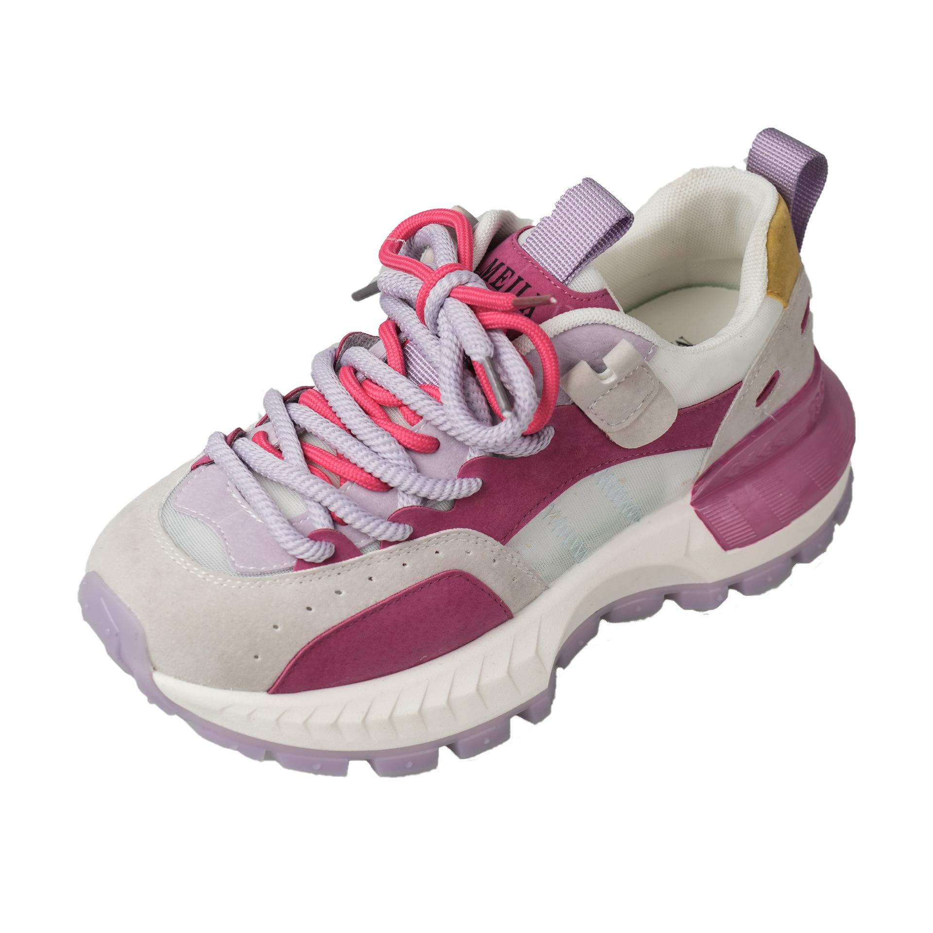 

Women s summer new mesh thick-soled versatile dopamine heightening casual sports shoes 40 рожевий червоний колір